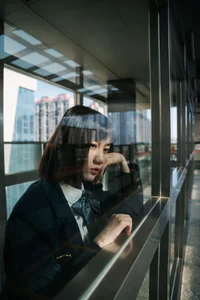 Urban Subway Portrait Photography: YiTuYu Art Language Vol.9127 Featuring Qi Qi in a Cinematic Metro Setting-8