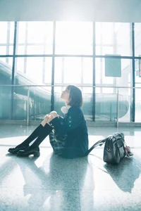 Urban Subway Portrait Photography: YiTuYu Art Language Vol.9127 Featuring Qi Qi in a Cinematic Metro Setting-7