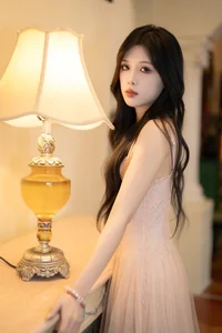 Ethereal Pink Dreams: Xiao Wai Captivates in YiTuYu Art Language Vol.9096-27