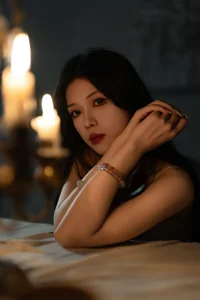 Ethereal Pink Dreams: Xiao Wai Captivates in YiTuYu Art Language Vol.9096-25