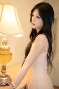 Ethereal Pink Dreams: Xiao Wai Captivates in YiTuYu Art Language Vol.9096-6