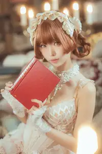 Coser Ely_eee: Mysterious Book Witch in the Ancient Library-26