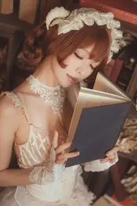 Coser Ely_eee: Mysterious Book Witch in the Ancient Library-16