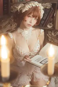 Coser Ely_eee: Mysterious Book Witch in the Ancient Library-30