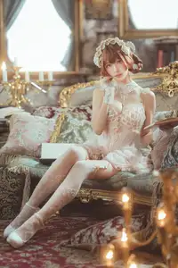 Coser Ely_eee: Mysterious Book Witch in the Ancient Library-31