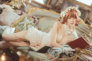 Coser Ely_eee: Mysterious Book Witch in the Ancient Library-11