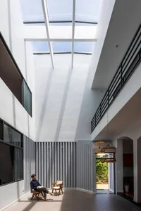 Minimalist Sanctuary: Elevating Modern Living with Floor-to-Ceiling Glass Walls and Lush Indoor Greenery-6