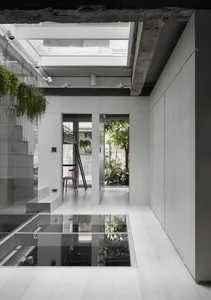 Minimalist Sanctuary: Elevating Modern Living with Floor-to-Ceiling Glass Walls and Lush Indoor Greenery-15