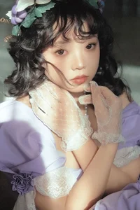 Elegant Portrait Art: YiTuYu Art Language Vol.9390 Featuring Model Bei Bei Bu Shui Jiao – Sophisticated and Gentle Aesthetic Photography Collection.-3