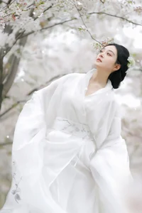 Ethereal Beauty of Sui Sui Ru Yi in YiTuYu Art Language Vol.8880 Amidst Blossoms-5