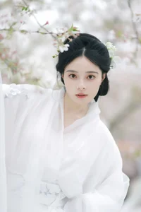 Ethereal Beauty of Sui Sui Ru Yi in YiTuYu Art Language Vol.8880 Amidst Blossoms-10