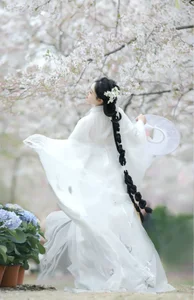 Ethereal Beauty of Sui Sui Ru Yi in YiTuYu Art Language Vol.8880 Amidst Blossoms-9