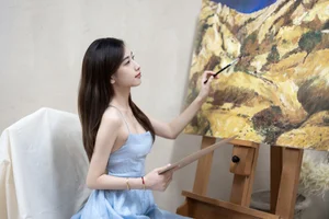 Pure Elegance of Nan Nan in YiTuYu Art Language Vol.8887-11