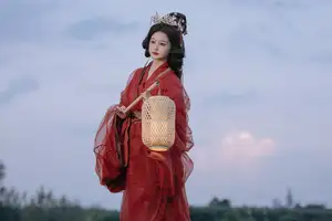 Timeless Elegance YiTuYu Vol8656 Yun An Traditional Beauty with Lantern at Dusk-14