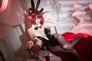 Seya: Alluring Kurumi Cosplay Goddess - Mysterious Beauty in a Unique Outfit-4