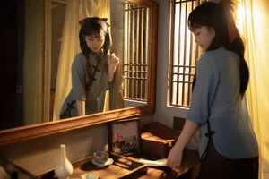 Elegant Bangni Cosplay: Dragon Boat Festival Inspired Portrait Series - 一举高粽 Part 02 (47 High-Definition Photos)-7