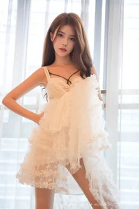 Neon Dreams with Pai Huang Gua Girl No.10791: A Fusion of White and Light-8