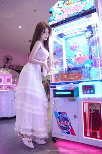 Neon Dreams with Pai Huang Gua Girl No.10791: A Fusion of White and Light-3