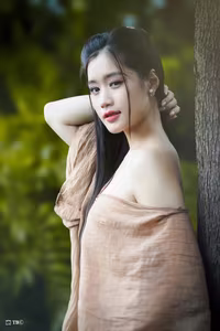VGU No60 Discover the Enchanting Grace of a Vietnamese Girl in Nature-6