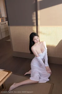 Ethereal Outdoor Portrait of Anran in Delicate White Lace Lingerie – XiuRen Collection No.10747 Beautiful Asian Model Photography-27