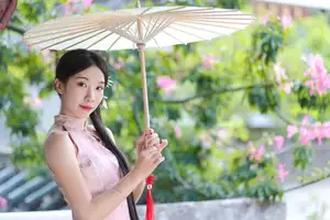 Elegant Chu Yin Asian Beauty in Qipao YiTuYu Art Language Vol.8675-12