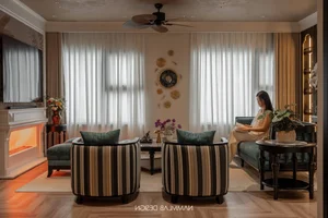 Modern Indochine Oasis: A Luxurious 180m2 Sanctuary in the Heart of Hanoi-12