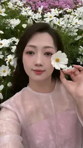 Gentle Beauty Amidst White Cosmos Field A Serene Moment-6