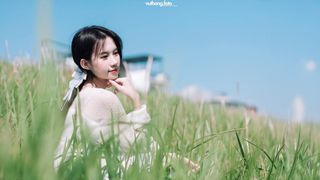 Gentle, Pure Girl in Lush Nature | Human & Landscape-0