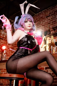 Coser A Xue Xue: Miku Bunny Hole Part01 - Alluring & Captivating Cosplay-4