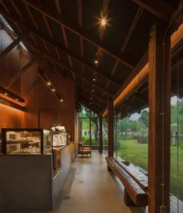 Discover Little Ground Common Space: A Stunning Urban Forest Cafe in Udon Thani Featuring Biophilic Architecture and Lush Greenery-13