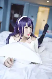 Coser Jiu Qu Jean as Utaha: Sweet Mysterious Bedroom Moments (29P)-4