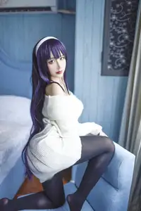 Coser Jiu Qu Jean as Utaha: Sweet Mysterious Bedroom Moments (29P)-15