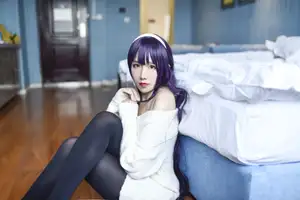 Coser Jiu Qu Jean as Utaha: Sweet Mysterious Bedroom Moments (29P)-16