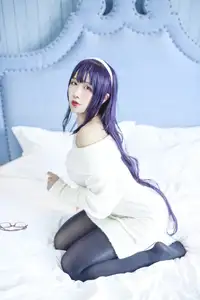 Coser Jiu Qu Jean as Utaha: Sweet Mysterious Bedroom Moments (29P)-27