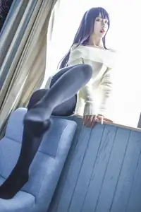 Coser Jiu Qu Jean as Utaha: Sweet Mysterious Bedroom Moments (29P)-14