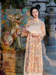 Han Hang radiates timeless grace in traditional Ao Dai after her journey into motherhood-6