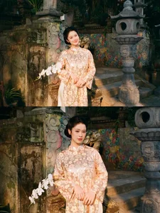 Han Hang radiates timeless grace in traditional Ao Dai after her journey into motherhood-4