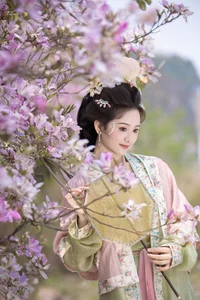 Ethereal Beauty Under Blossoms - YiTuYu Vol.8918 Jiu Shi Jiao Mei Nan A-10