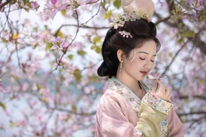 Ethereal Beauty Under Blossoms - YiTuYu Vol.8918 Jiu Shi Jiao Mei Nan A-5