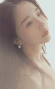 Elegant Li Ling Yu in a Stunning White Lace Fishtail Dress - YiTuYu Art Language Vol.9394 Fashion Photography Collection-3