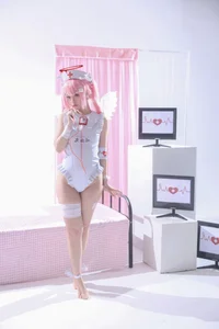 Beautiful Tsukiyomi Ai Trainee Nurse Cosplay Set by G44 Bu Hui Shou Shang - High-Quality 32-Image Gallery for Anime and Cosplay Enthusiasts-11