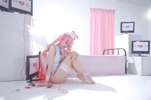 Beautiful Tsukiyomi Ai Trainee Nurse Cosplay Set by G44 Bu Hui Shou Shang - High-Quality 32-Image Gallery for Anime and Cosplay Enthusiasts-3