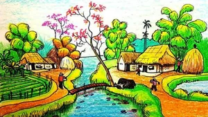 100+ Simple and Beautiful Landscape Drawing Ideas for Beginners and Artists: Easy Scenery Painting Inspiration-5