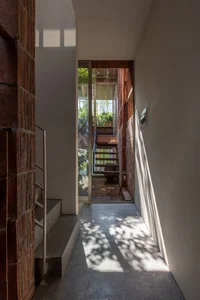 Modern Tube House Design: Innovative Urban Architecture with Lush Indoor Gardens and Natural Light Voids in Hanoi-9