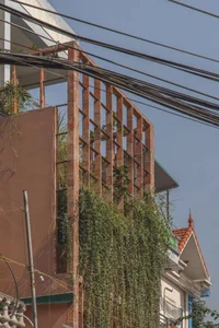 Modern Tube House Design: Innovative Urban Architecture with Lush Indoor Gardens and Natural Light Voids in Hanoi-6