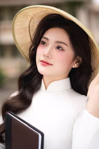 XVG No.31: The Grace of White Ao Dai: Captivating Traditional Vietnamese Beauty-0