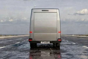 Russo-Balt F200: The Futuristic Electric Steel Van with a 100-Year Warranty and Cybertruck-Inspired Design-8