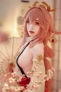 Enchanting Yae Miko Cosplay by Bangni邦尼 - Part 01-26