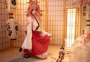 Enchanting Yae Miko Cosplay by Bangni邦尼 - Part 01-23