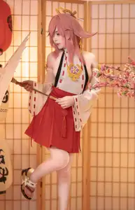 Enchanting Yae Miko Cosplay by Bangni邦尼 - Part 01-10